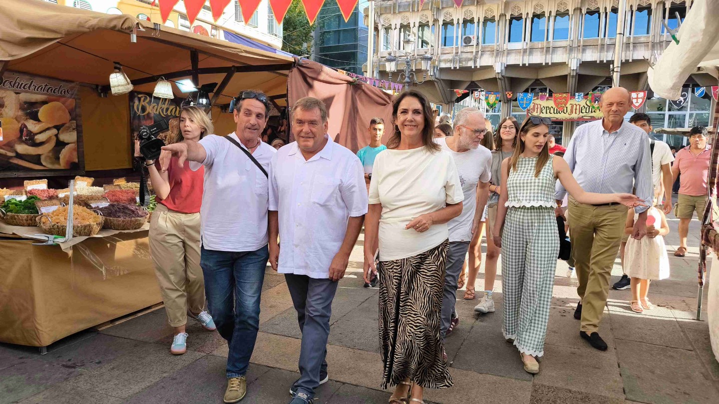 ciudad real inaugura su mercado medieval y anima el centro este fin de