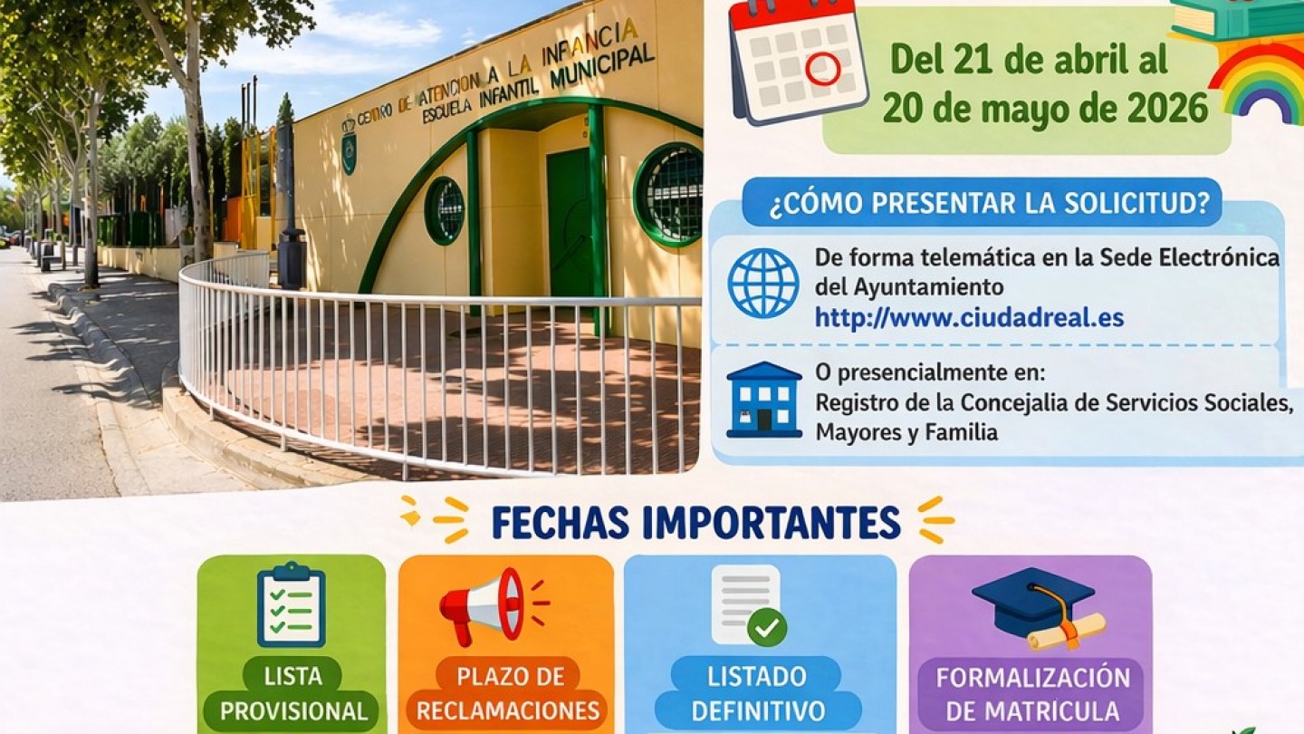 el ayuntamiento abre el plazo de solicitud en la escuela infantil la granja 2026