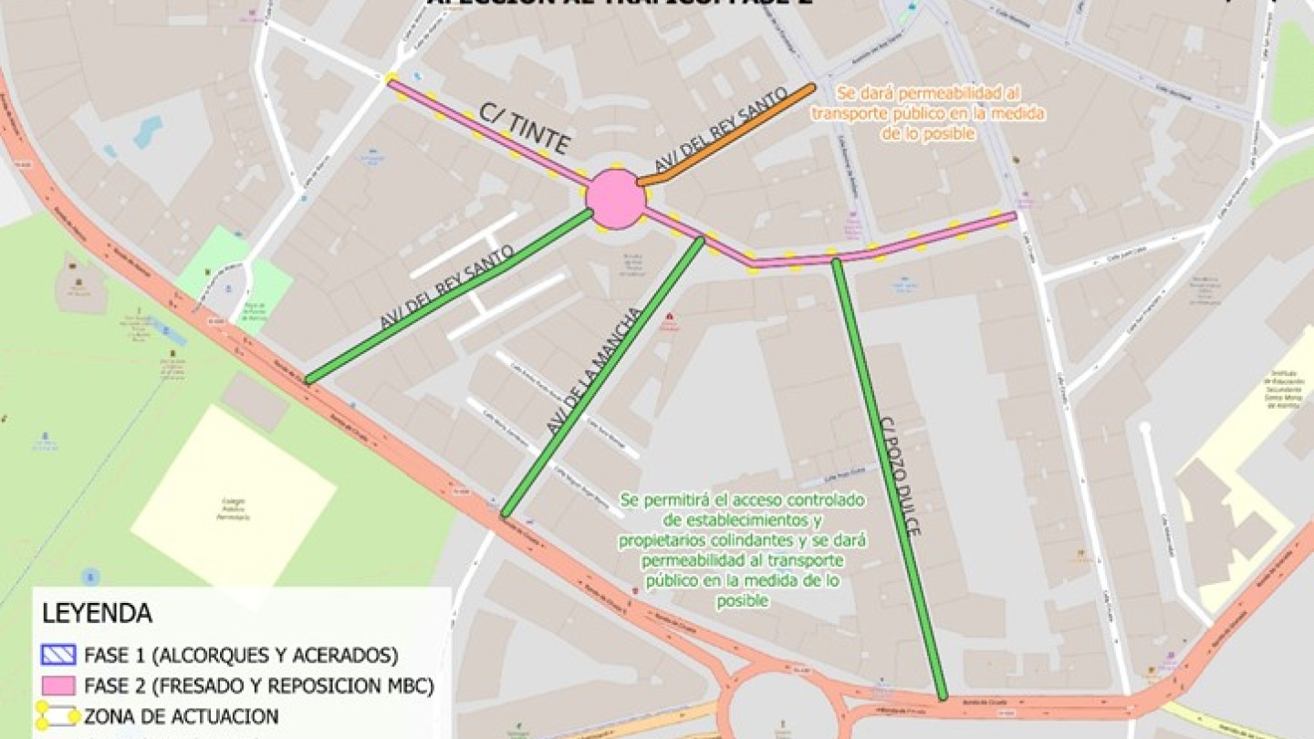 el ayuntamiento de ciudad real inicia el asfaltado y mejora de la calle