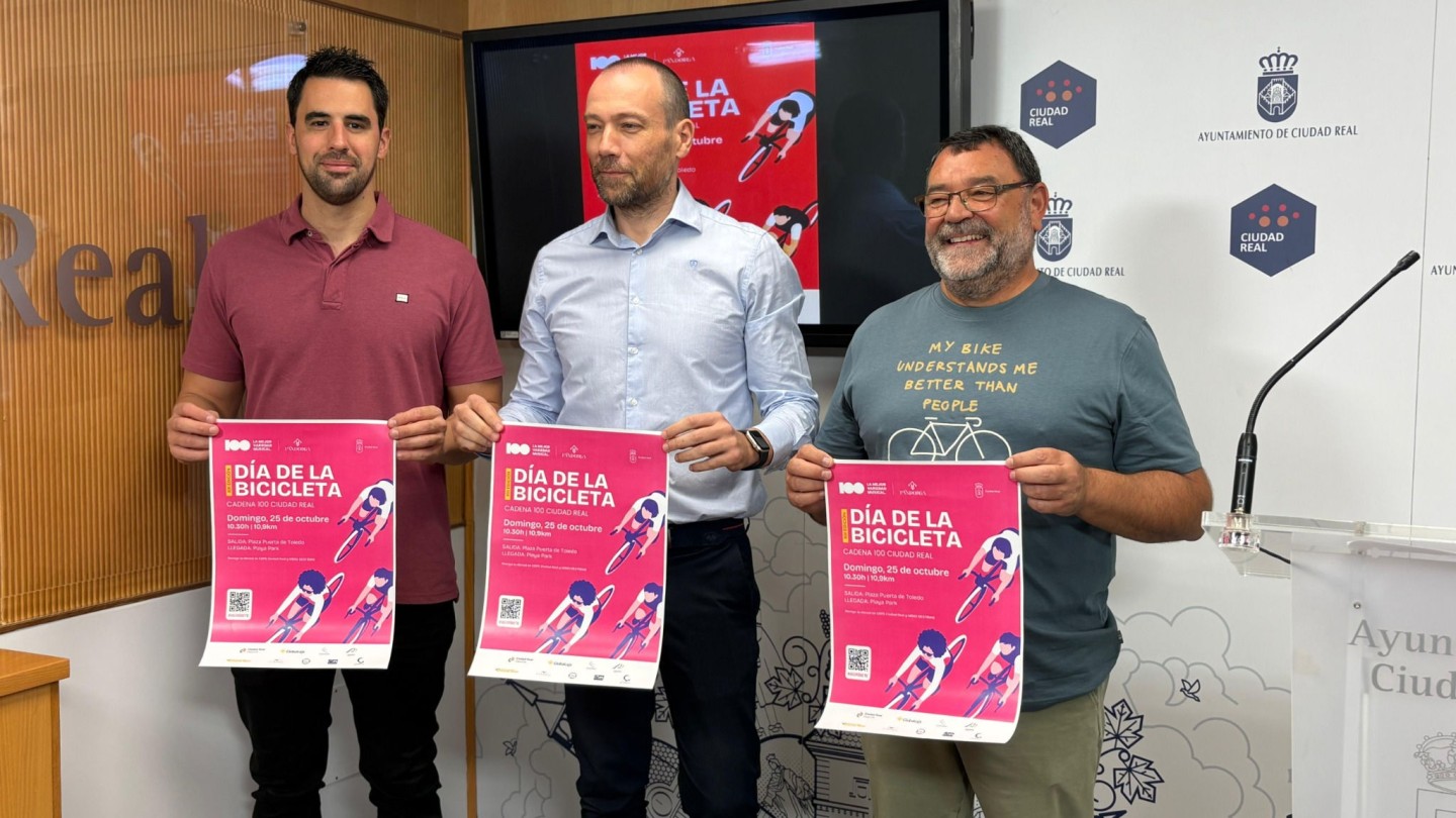el dia de la bicicleta recorre ciudad real el 25 de