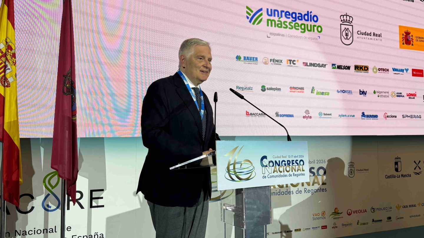 francisco canizares reclama politicas de agua justas para garantizar el futuro de los