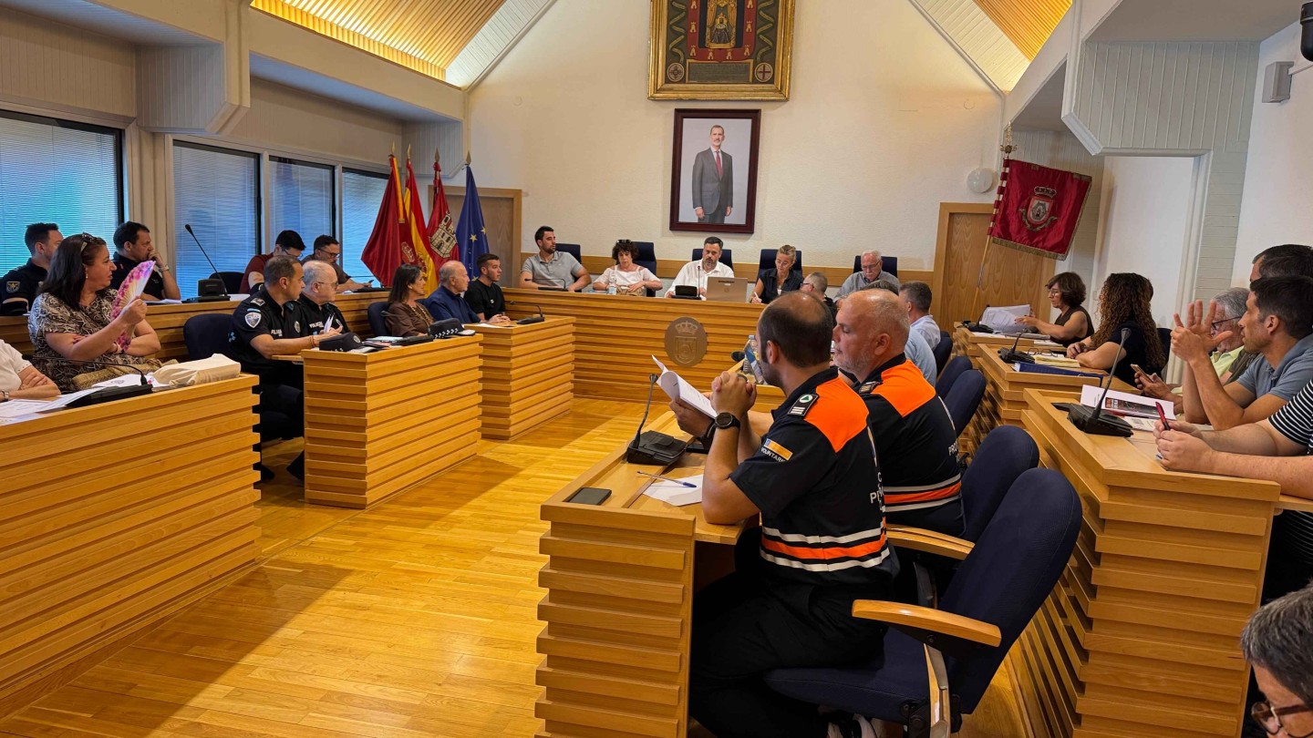 la junta local de seguridad refuerza efectivos y vigilancia aerea para una feria