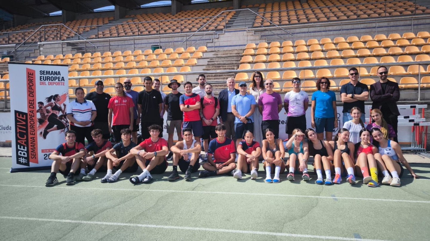 ruth beitia visita ciudad real durante la semana europea del deporte